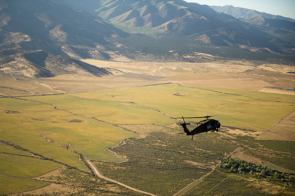 Parachute landing drop zone