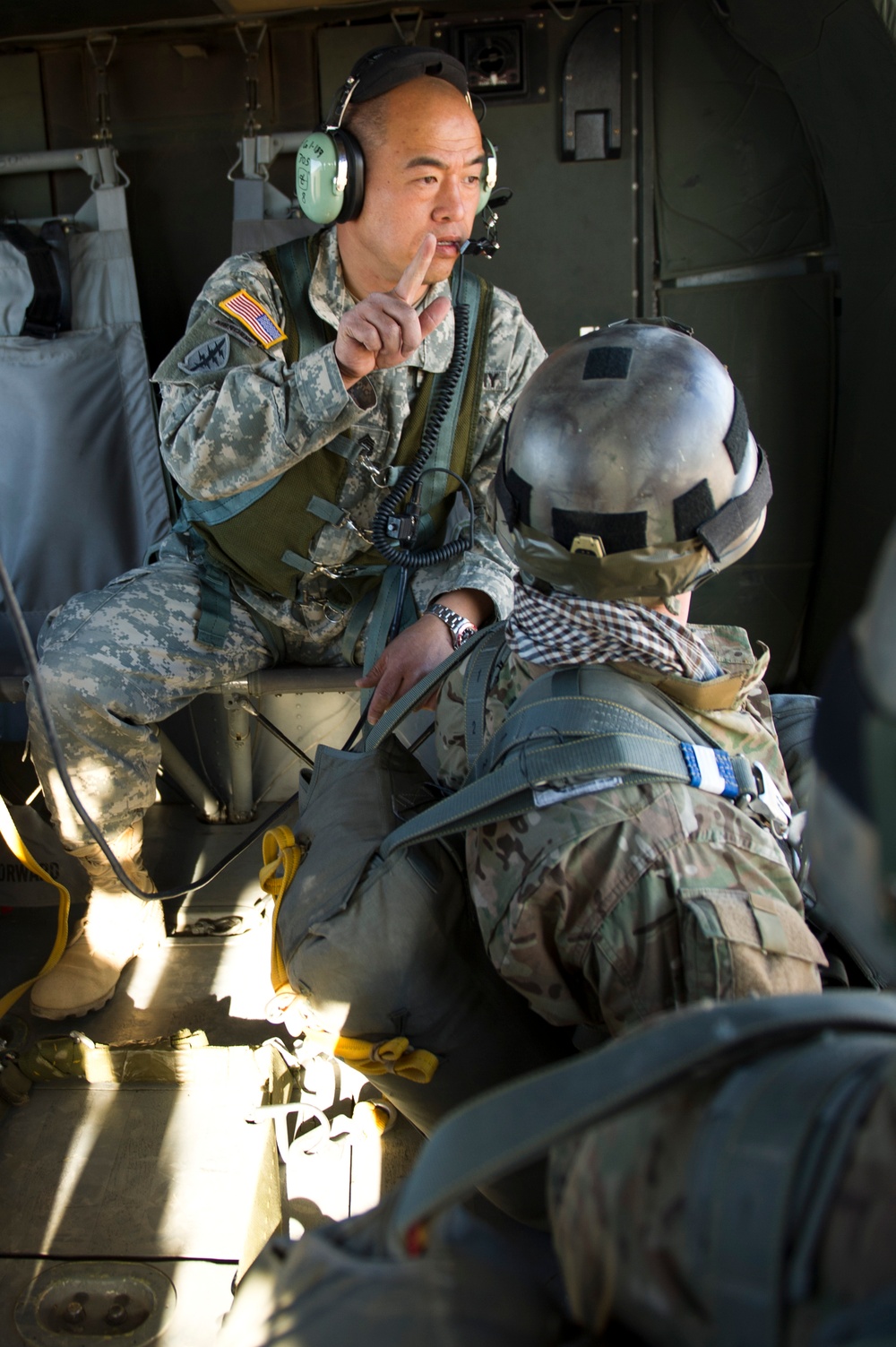 Parachute landing drop zone