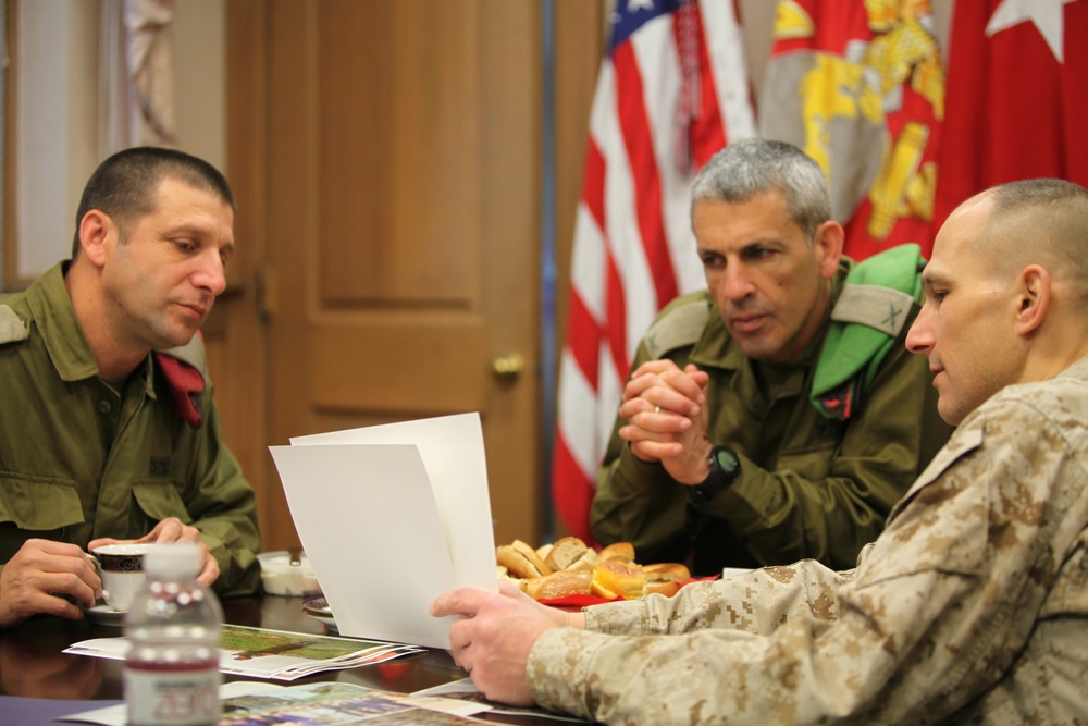 Israeli Brig. Gen. Edelstein visits Camp Lejeune