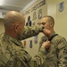 Staff Sgt. Brian Wagner receives an Army Commendation Medal