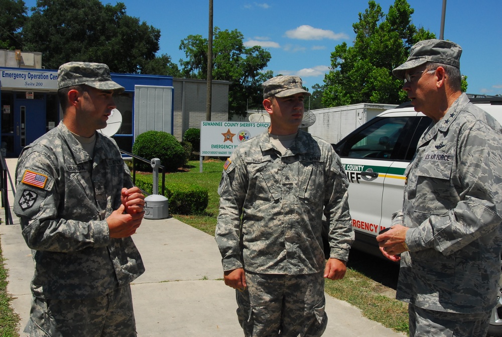 Florida National Guard responds to Tropical Storm Debby