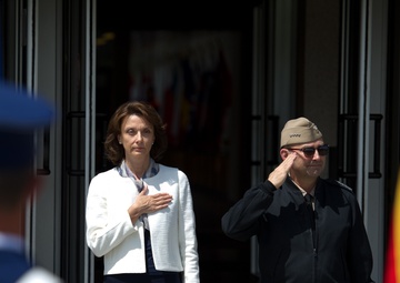 H.E.Ms Milica Pejanovic, Montenegro minister of Defense, visit to Supreme Headquarter Allied Power Europe