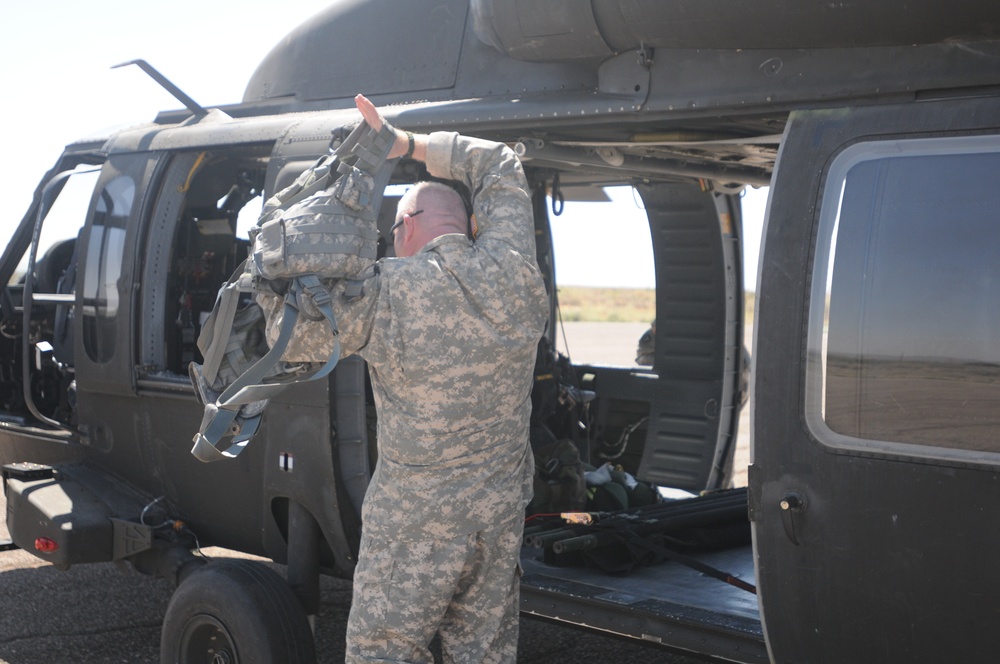Texas aviators train for medical evacuation mission