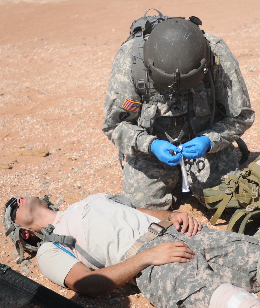 Texas aviators train for medical evacuation mission