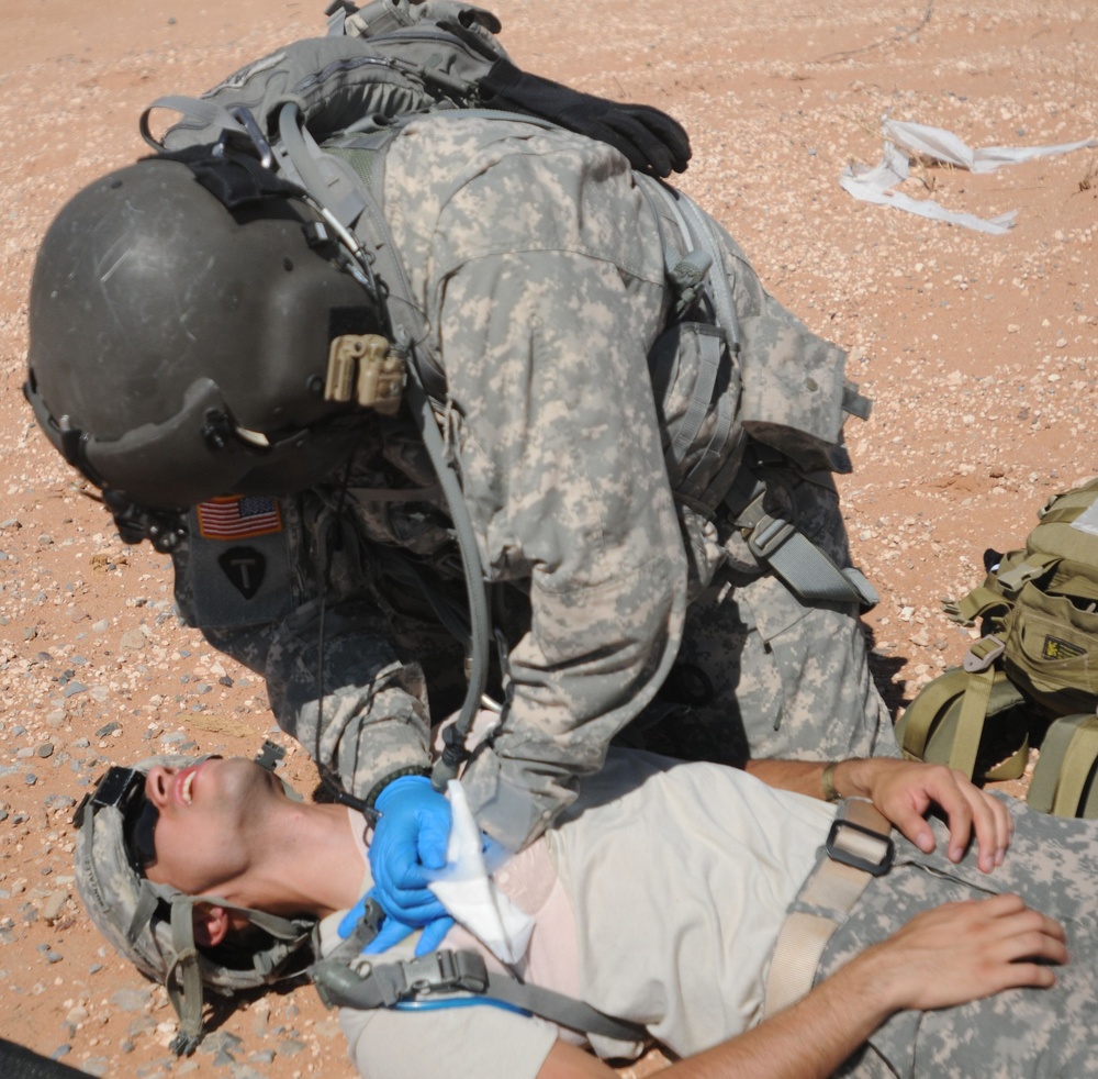 Texas aviators train for medical evacuation mission