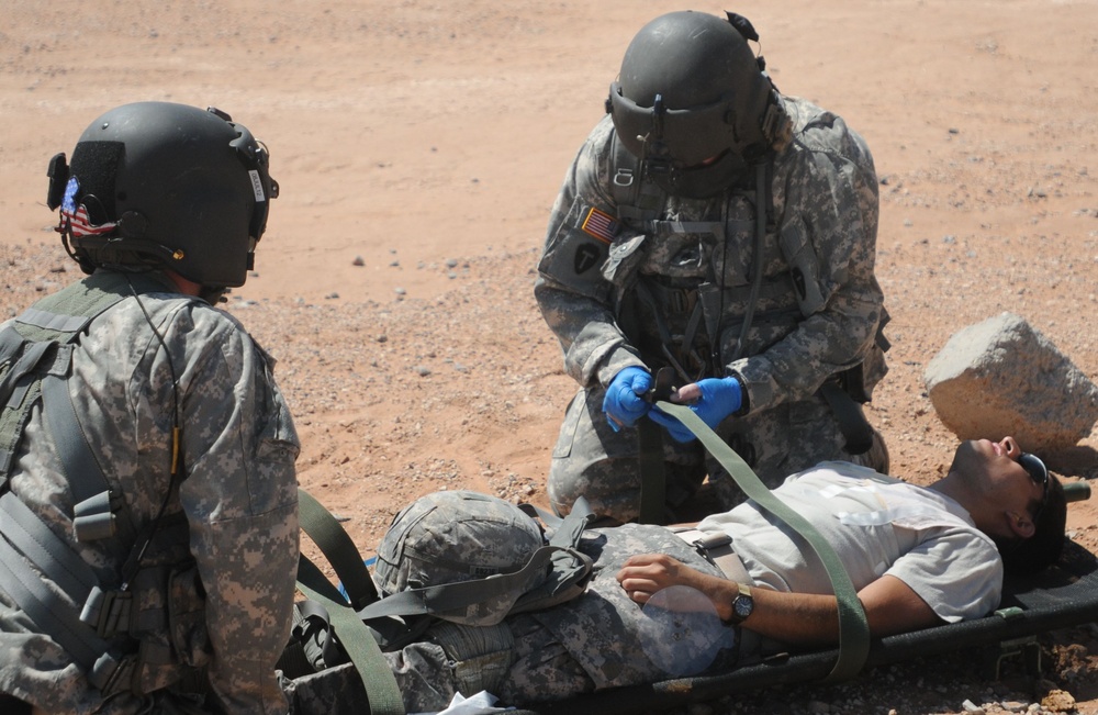 Texas aviators train for medical evacuation mission