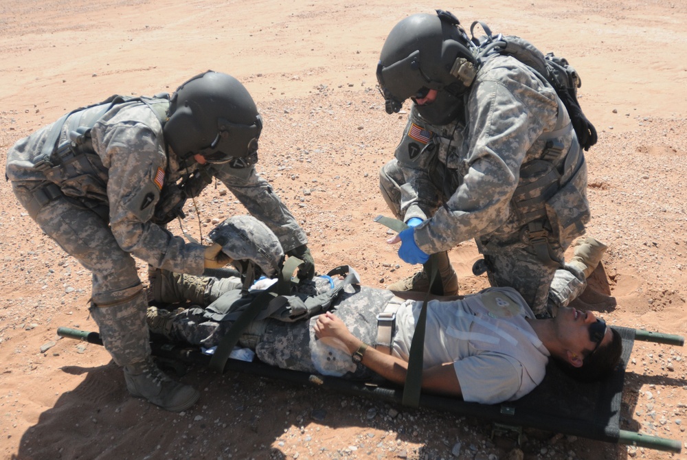 Texas aviators train for medical evacuation mission