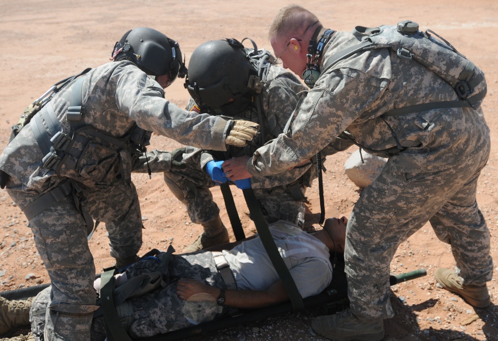 Texas aviators train for medical evacuation mission
