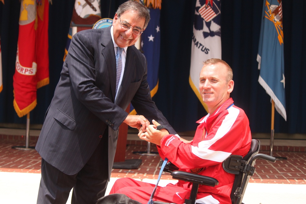 All-Marine Warrior Games team honored at Pentagon