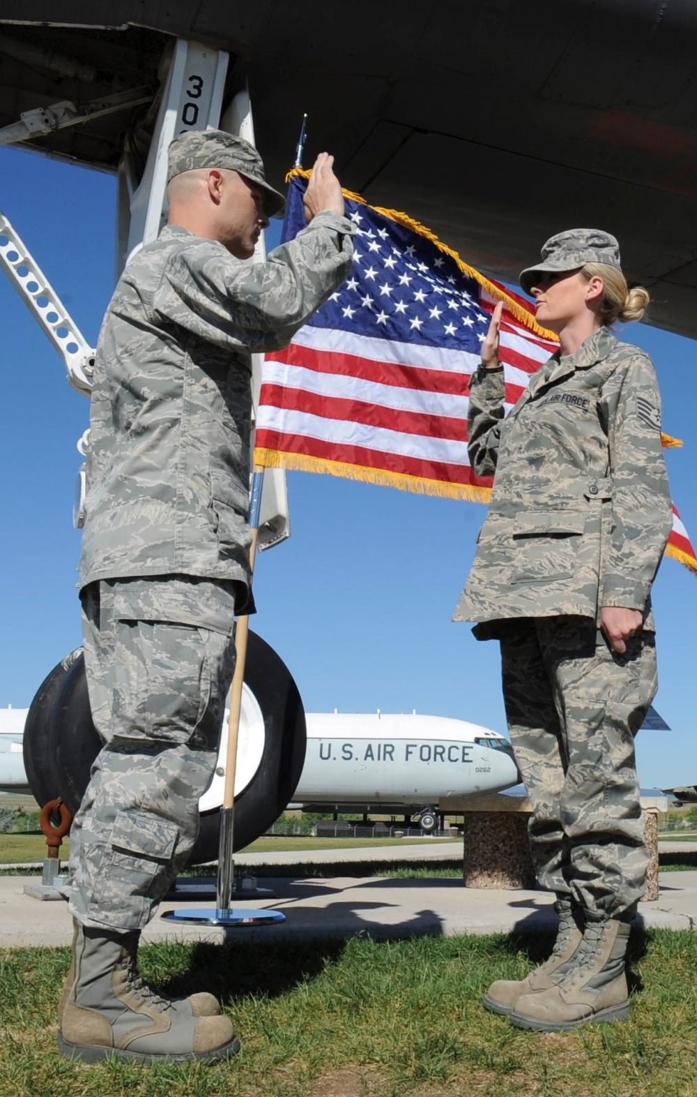 A family that re-enlists together, often stays together