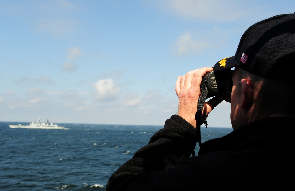 USS Normandy (CG 60) multinational training exercise FRUKUS 2012