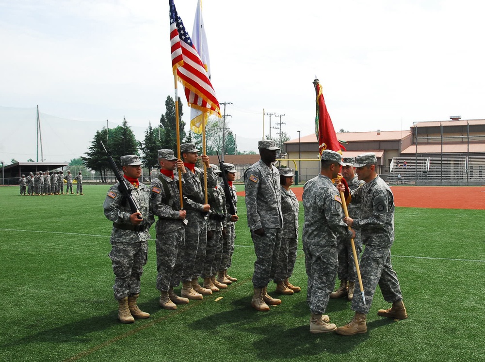 25th Transportation Battalion change of command