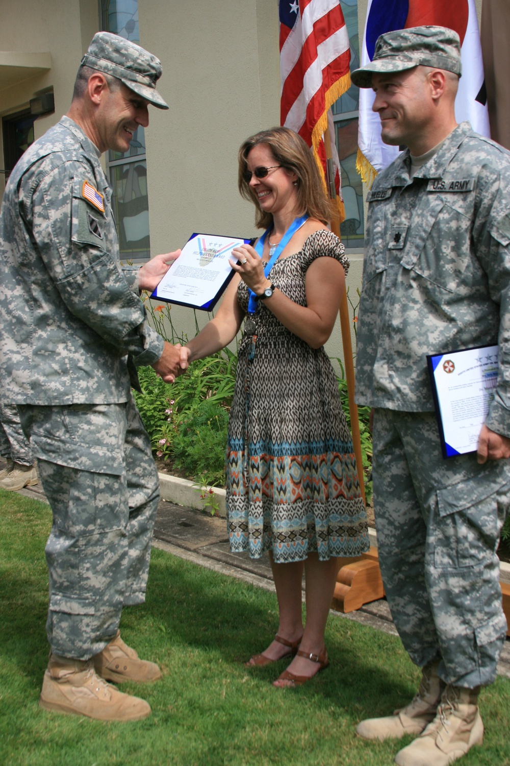 25th Transportation Battalion change of command