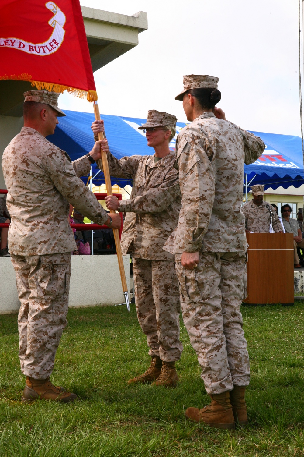 Headquarters and Service Battalion Change of Command