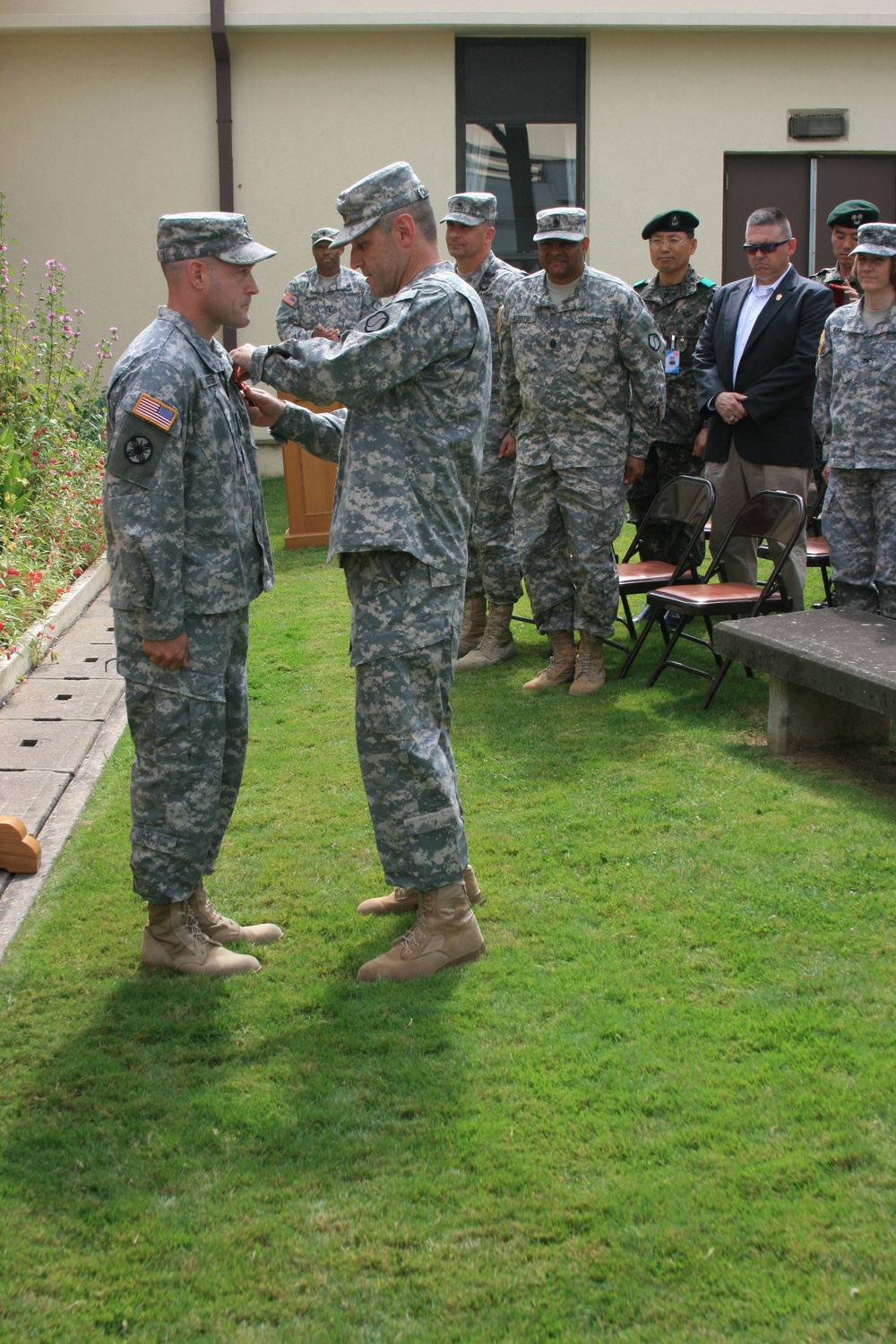 25th Transportation Battalion change of command