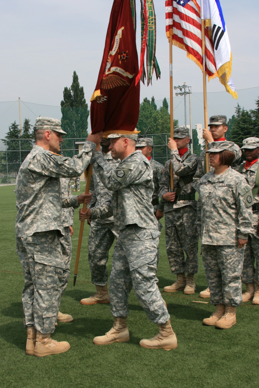 25th Transportation Battalion change of command