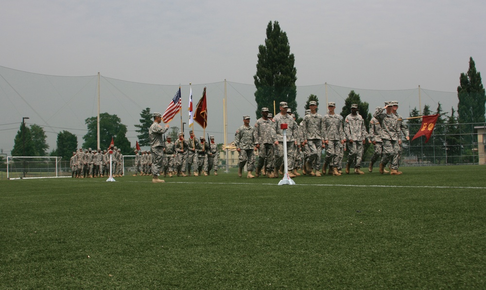 25th Transportation Battalion change of command