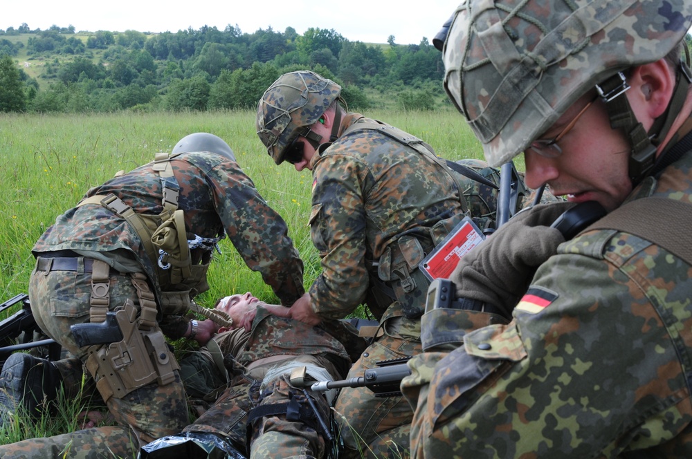 German soldiers train at JMRC