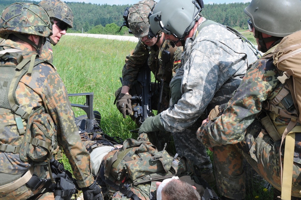 German soldiers train at JMRC