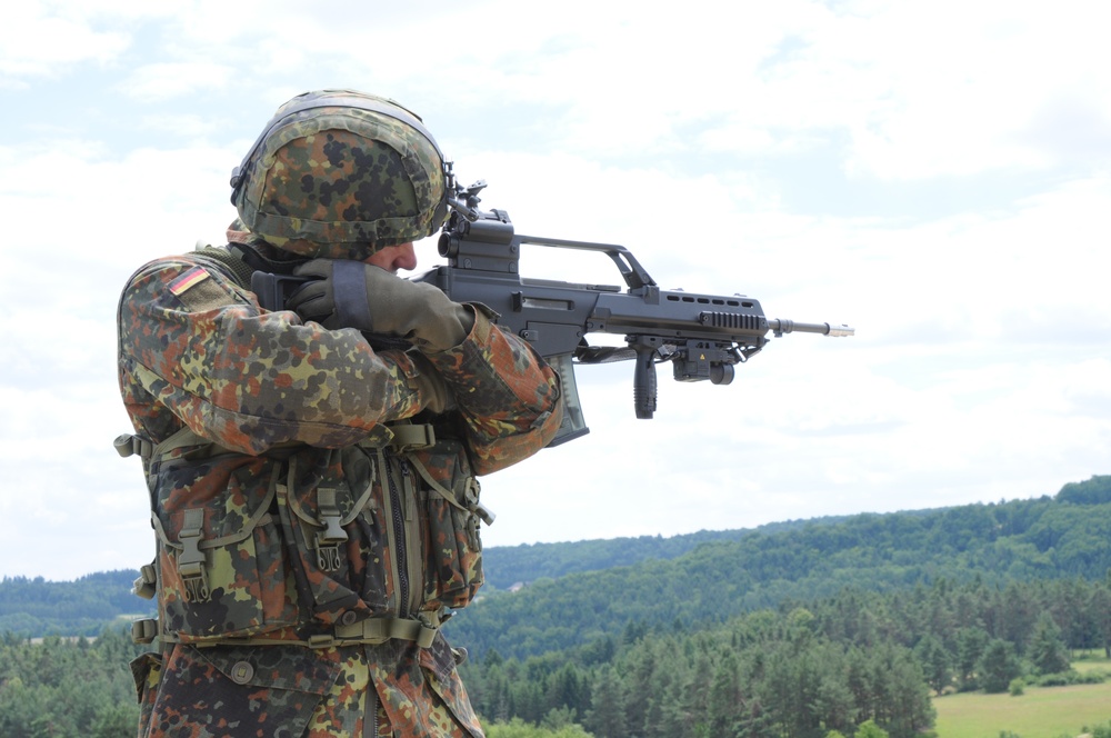 German soldiers train at JMRC