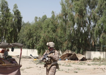 3/8 Marines conduct security patrol in Garmsir District