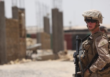 3/8 Marines conduct security patrol in Garmsir District