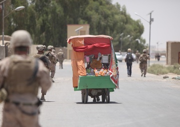 3/8 Marines conduct security patrol in Garmsir District
