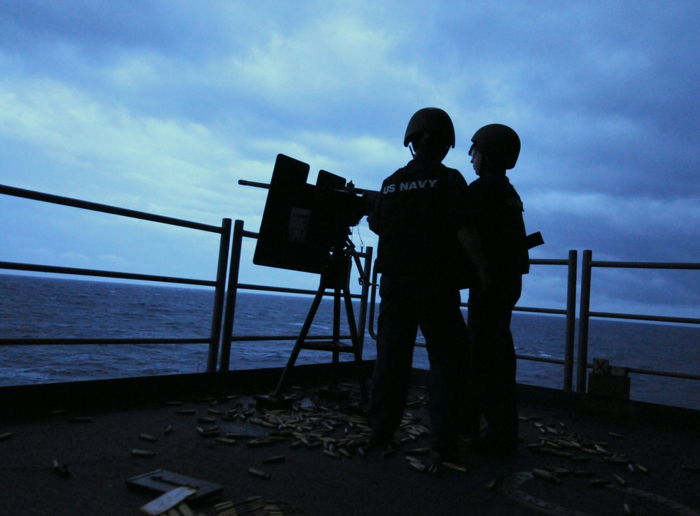 USS George H.W. Bush at sea