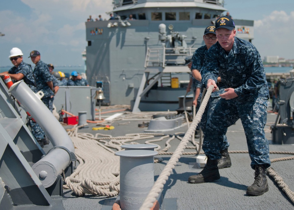 USS Vandegrift activity