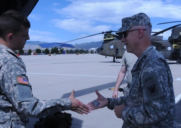 11th Aviation commander joins in gunnery and flight activities