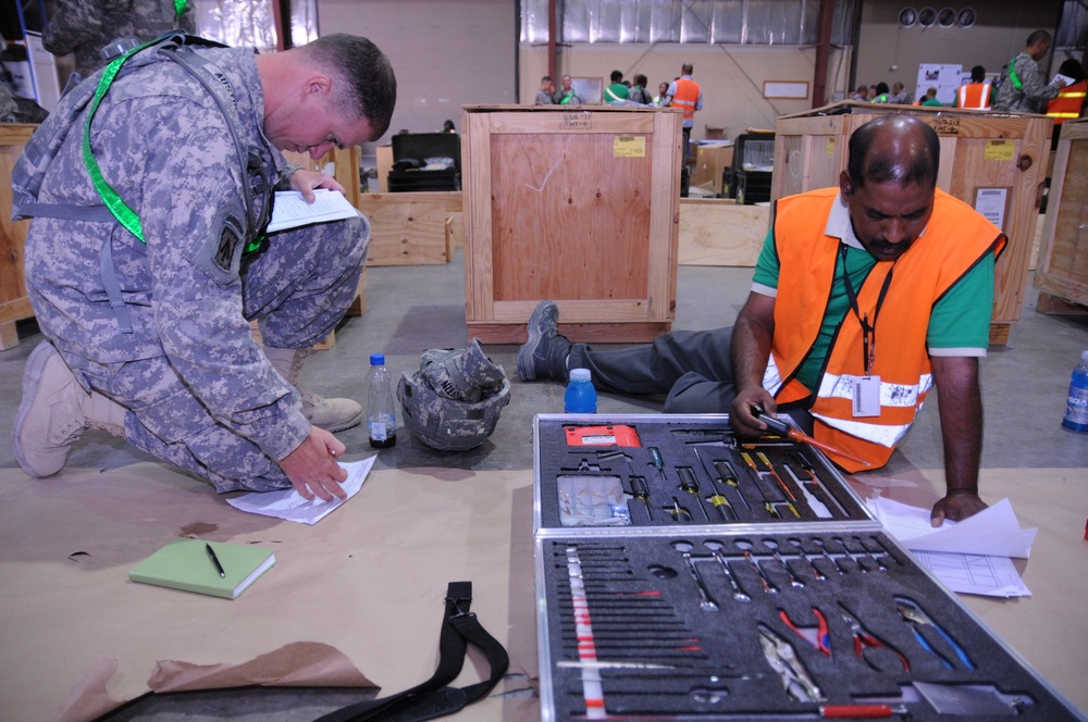 Sledgehammer Brigade receives equipment for deployment