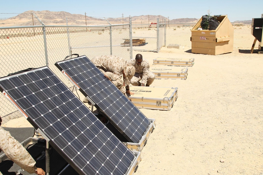 Marines train to use expeditionary energy sources