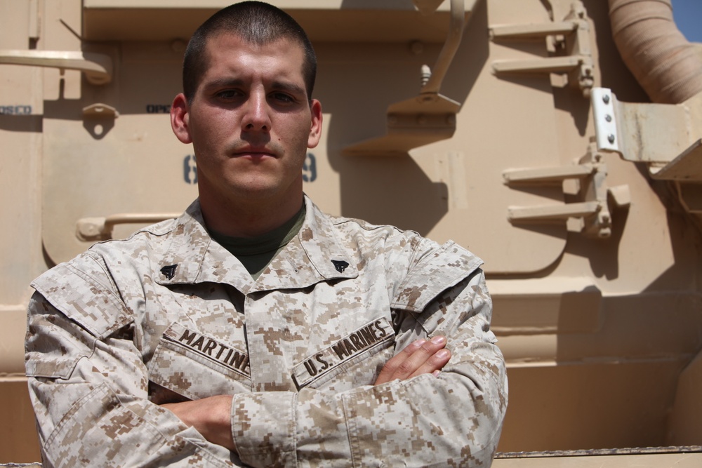 From the front lines to a support role, San Diego Marine experiences full spectrum of war efforts
