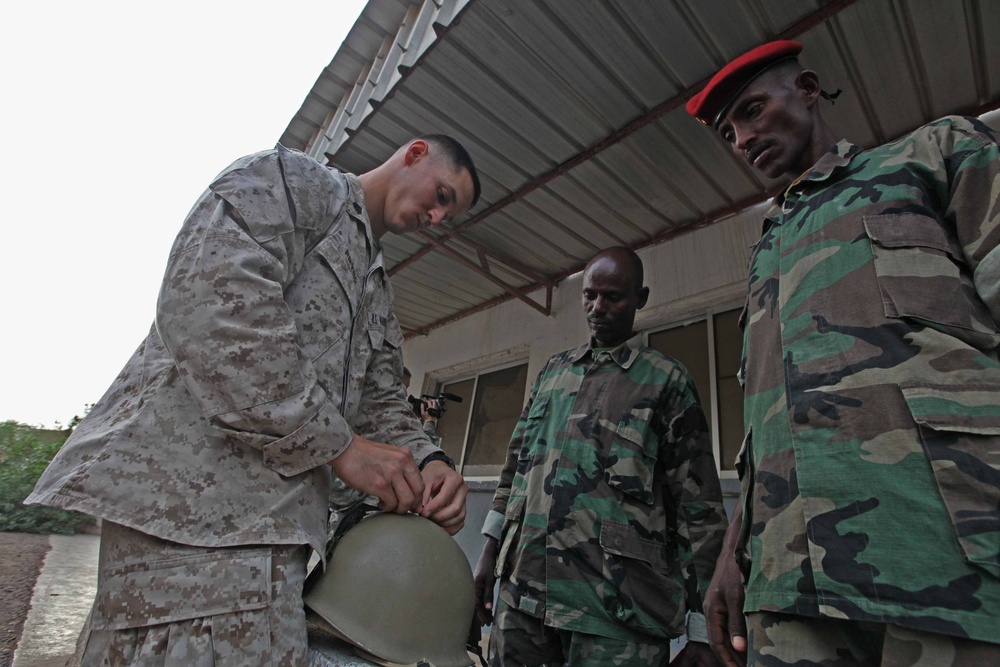 24th MEU Marines conduct maintenance and prepare for future training at Camp Lemonnier, Djibouti