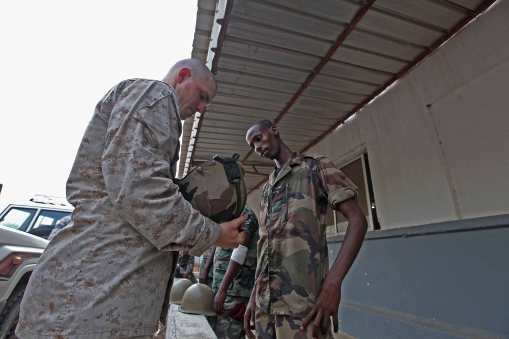 24th MEU Marines conduct maintenance and prepare for future training at Camp Lemonnier, Djibouti