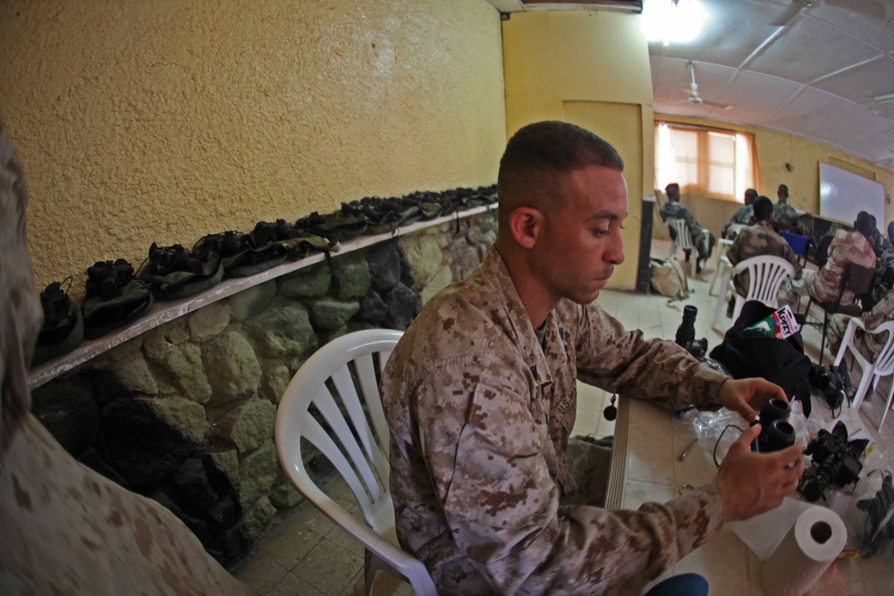 24th MEU Marines conduct maintenance and prepare for future training at Camp Lemonnier, Djibouti