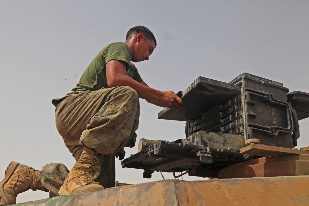 24th MEU Marines conduct maintenance and prepare for future training at Camp Lemonnier, Djibouti