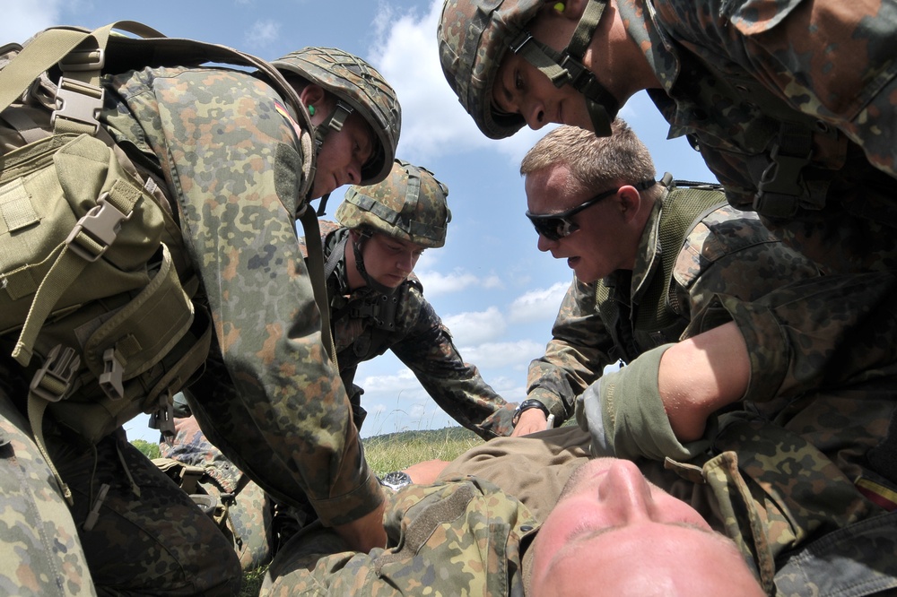 German army IED training at JMRC