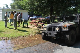 Va. Guard soldiers conduct recon patrols to assess storm impact