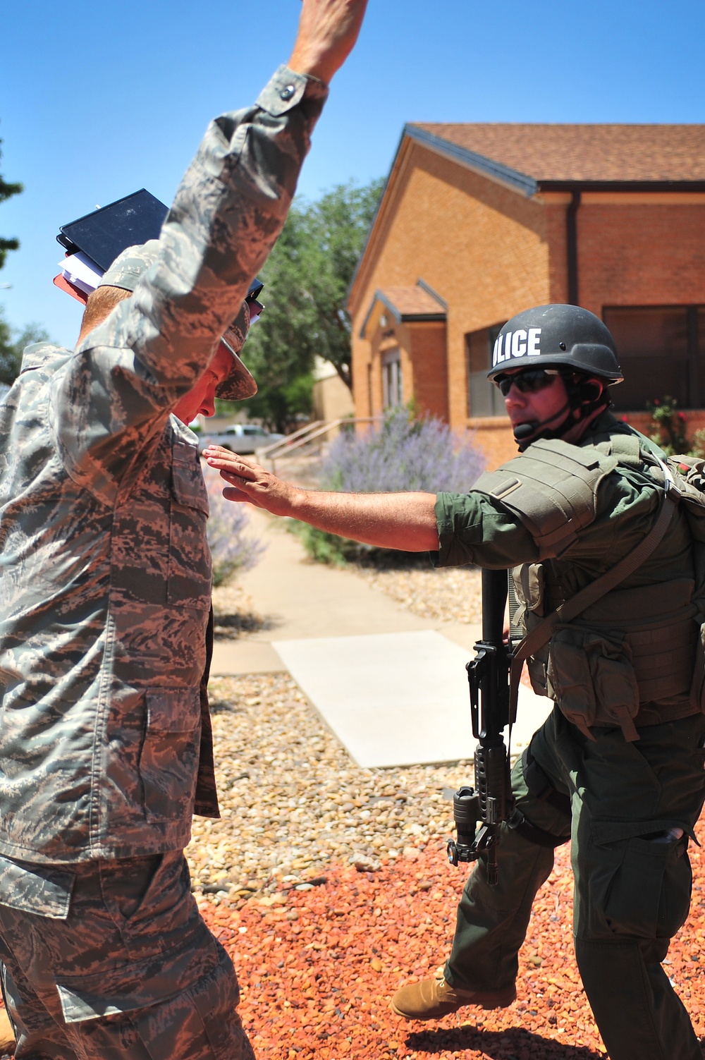 Hostile threat exercise