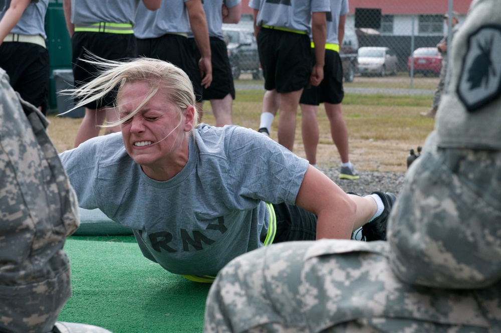 Cadets sweat to finish well