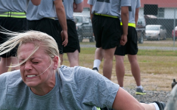 Cadets sweat to finish well