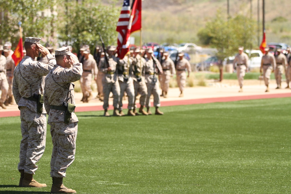 Headquarters Battalion welcomes new commanding officer