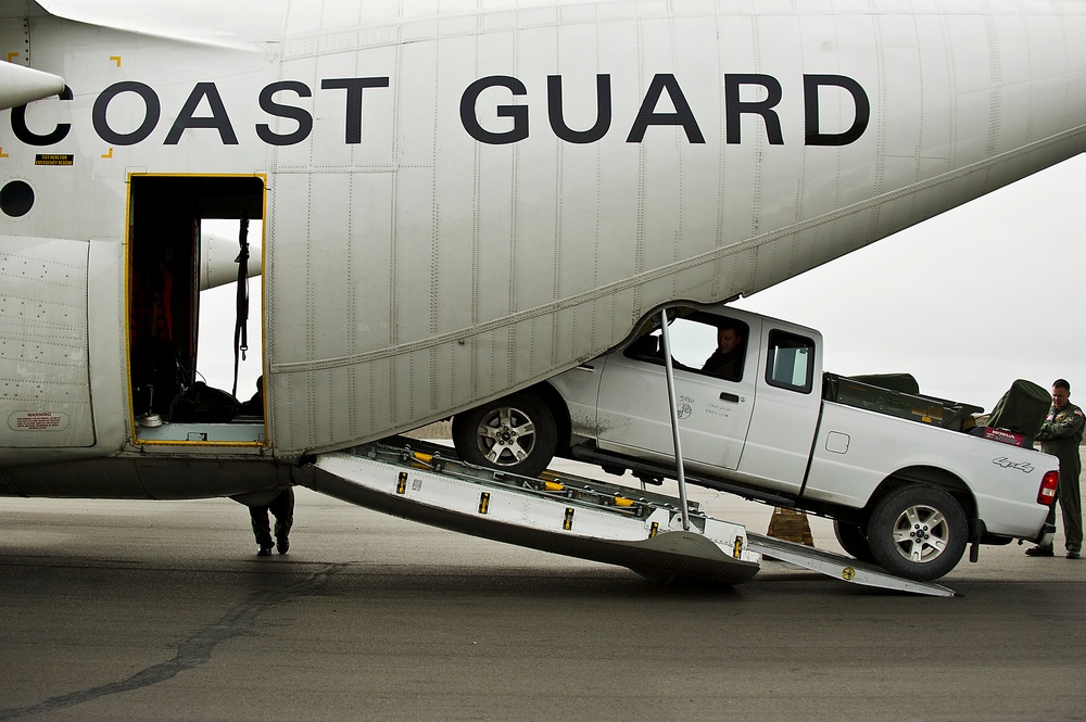 US Coast Guardsmen prepare for Arctic Shield deployment