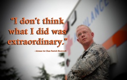 Airman saves man's life - twice