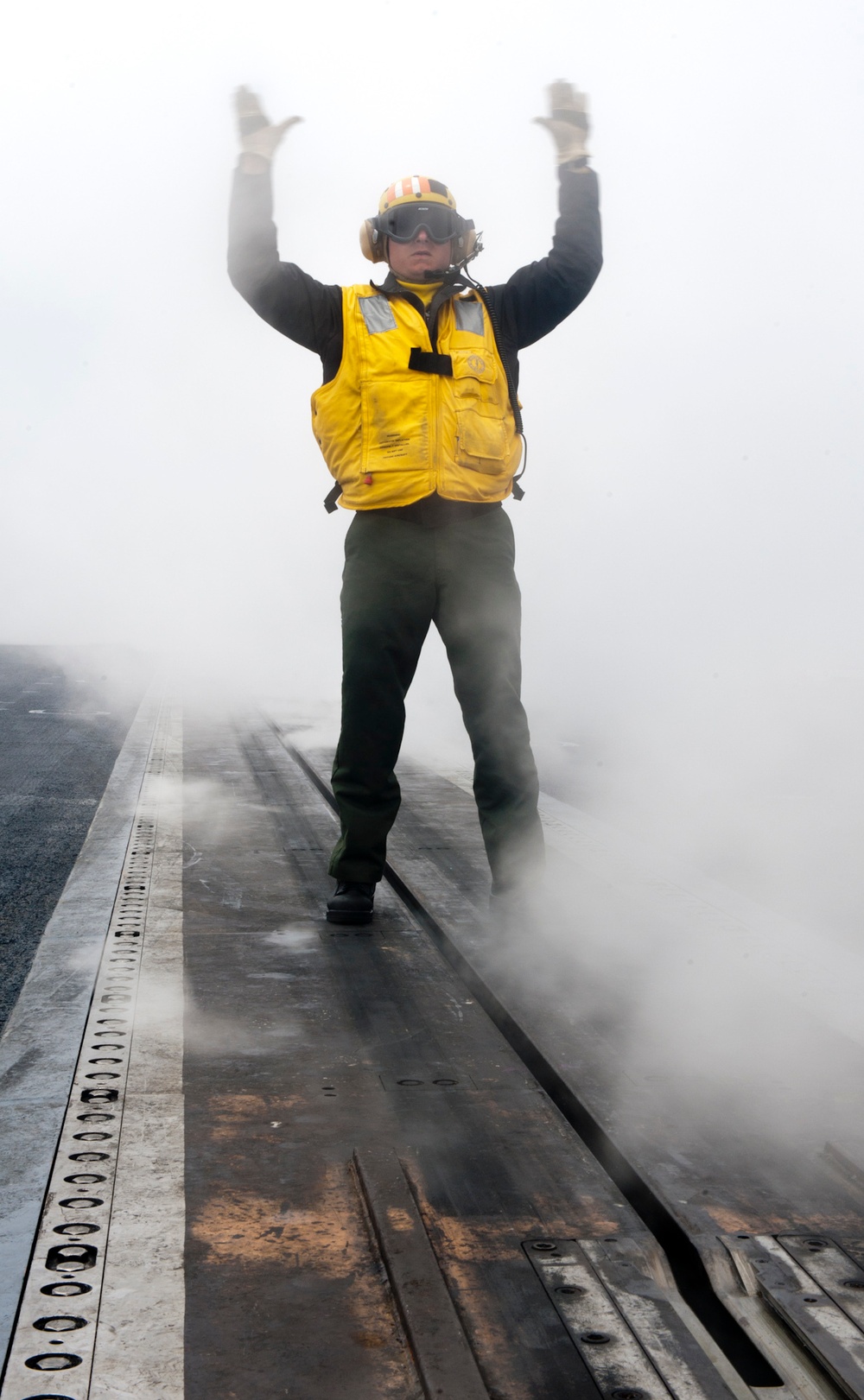 USS John C. Stennis flight deck operations