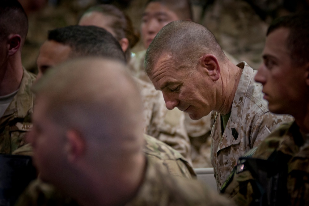 SEAC talks 'total force' at Bagram Air Field