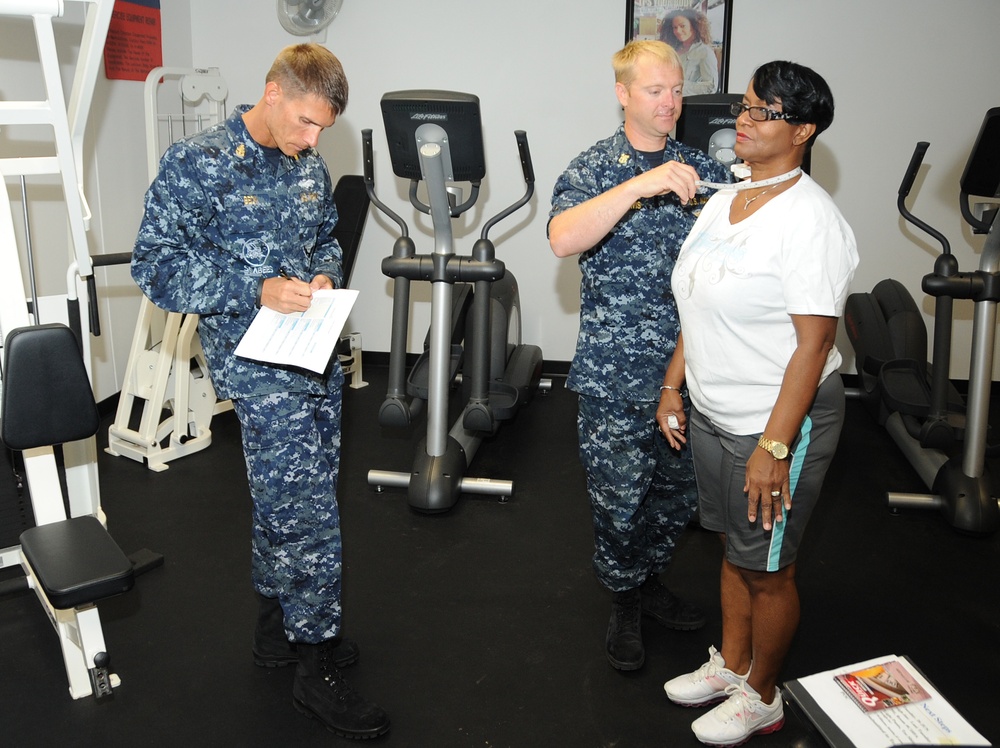 Fitness challenge at Navy Personnel Command