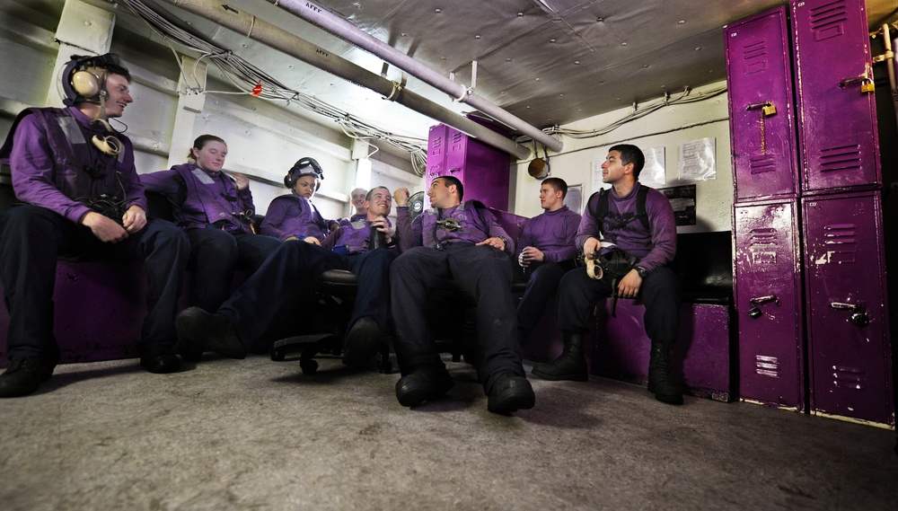 Sailors enjoy downtime