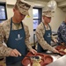 Marines and sailors serve meals at homeless shelter